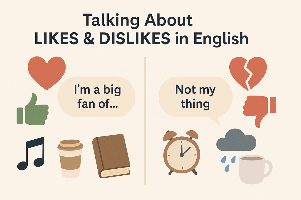 Talking about Likes and Dislikes B1/B2
