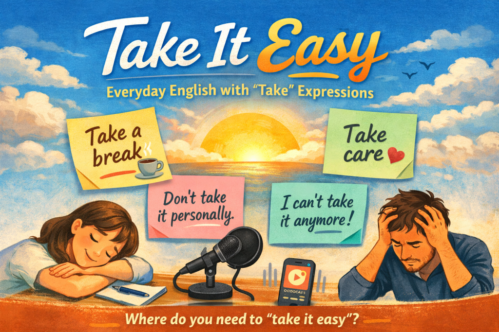 20 Expressions with Take! Podcast