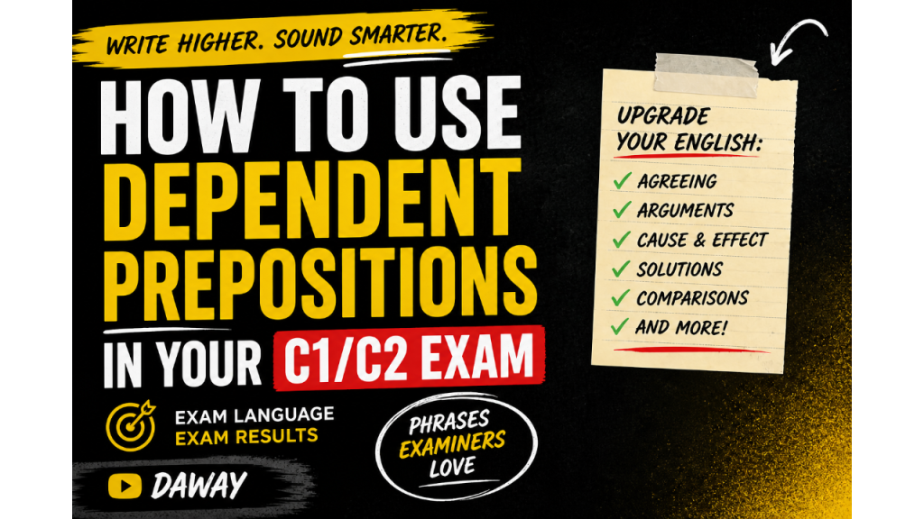 How to Use Dependent Prepositions in the C1 Exam